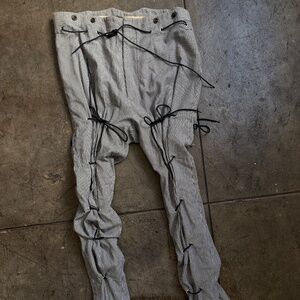 Vivienne Westwood 1,000$ Unisex Andreas Kornthaler Bondage Army Trousers